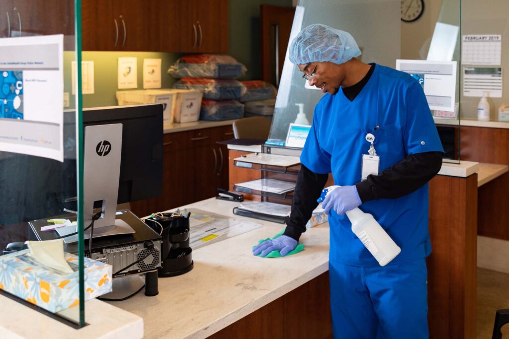 1 Stone Solutions janitorial cleaning, sanitizing, disinfecting, and maintenance cleaning services